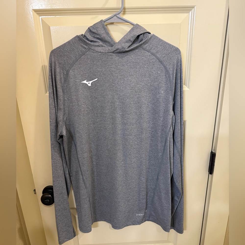 Mizuno Performance Gray Hoodie